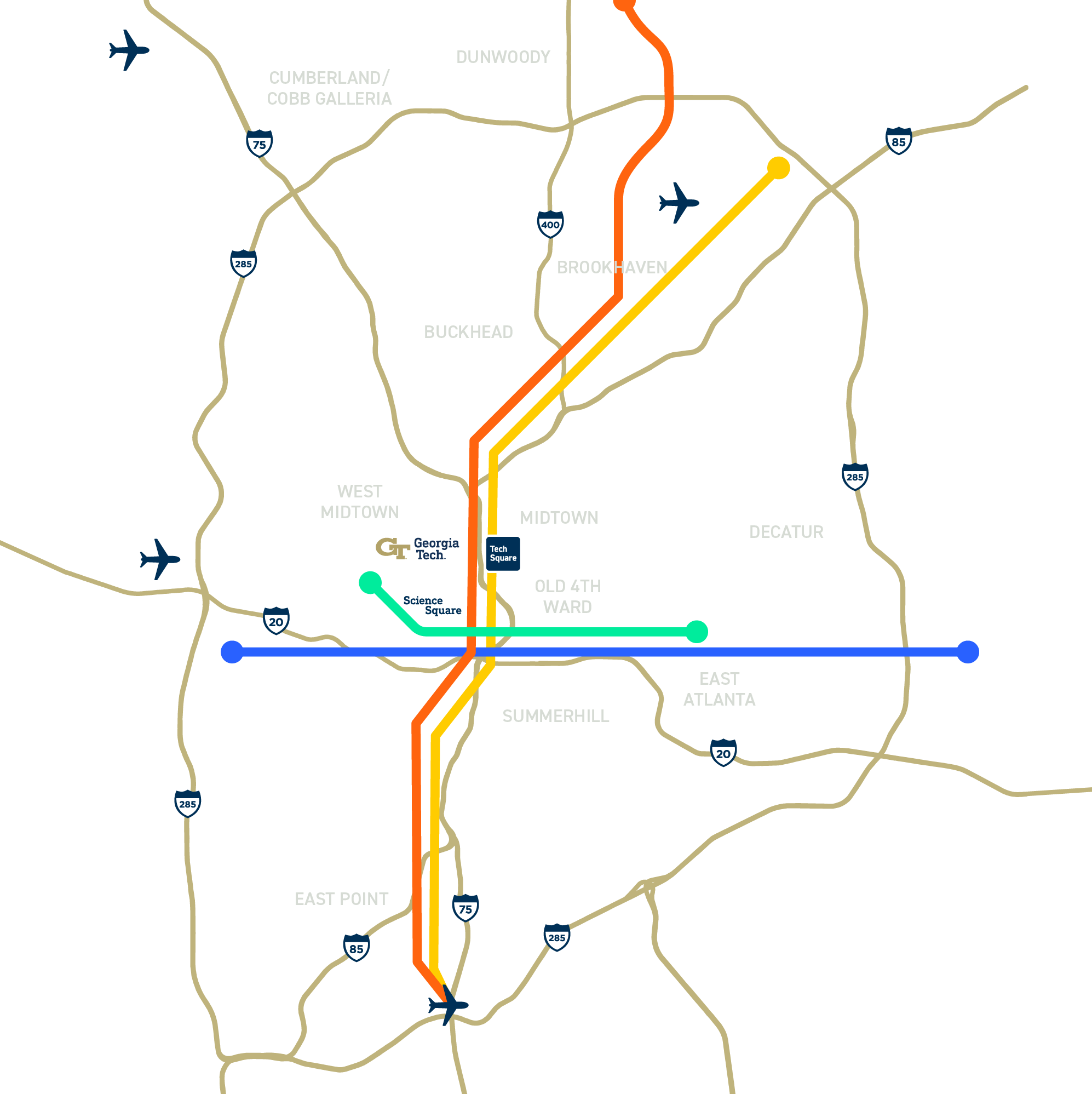 Greater Atlanta area